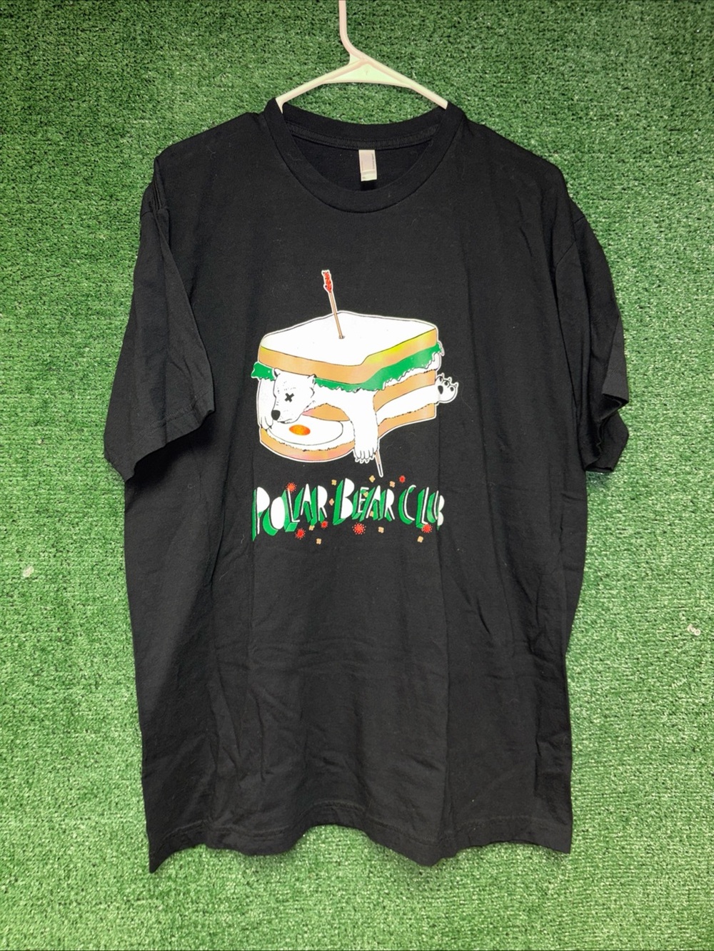 Polar Bear Club Black Shirt XL. American apparel tag Emo Pop Punk Title Fight